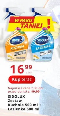 Zestaw Sidolux Kuchnia + Łazienka promocja w Poczta Polska