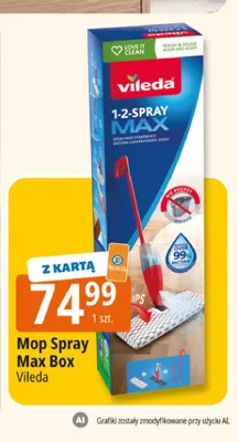 Mop Spray Max Box Vileda promocja w Leclerc