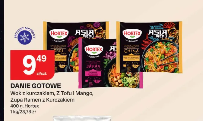 Danie gotowe z tofu i mango Hortex promocja w Chorten