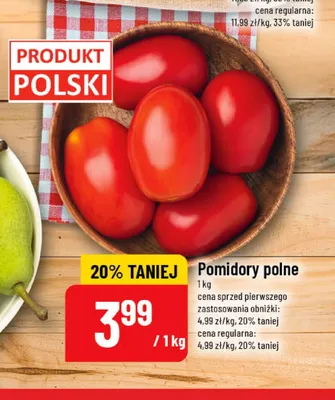 Pomidory polne polskie promocja w POLOmarket