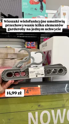 Wieszaki wielofunkcyjne promocja w Biedronka