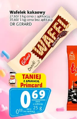 Wafelek kakaowy Dr Gerard promocja w Prim Market