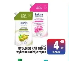 Mydło do rąk zapas Luksja promocja w Tomi Markt