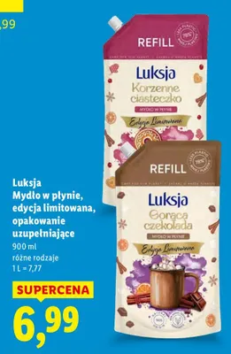 Mydło w płynie, edycja limitowana, opakowanie uzupełniające promocja w Lidl