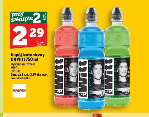 Napój izotoniczny Dr Witt Multifruit 750 ml promocja w TOPAZ