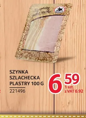 Szynka szlachecka plastry ZMB Białystok promocja w Selgros