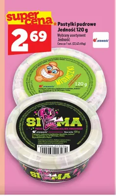 Pastylki pudrowe Jedność promocja w TOPAZ