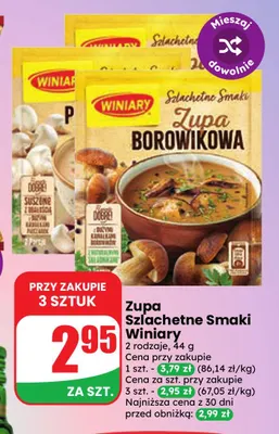 Zupa Szlachetne Smaki Winiary promocja w Dino