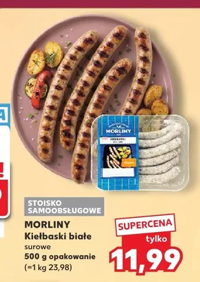 Kiełbaski białe surowe Morliny promocja w Kaufland