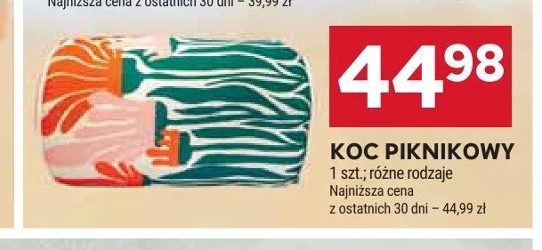 Koc piknikowy promocja w Stokrotka