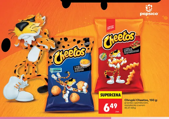 Chrupki Cheetos grzanka z pomidorami promocja w Biedronka