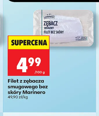 Filet z zębacza smugowego bez skóry Marinero promocja w Biedronka