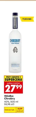 Wódka Chrobry promocja w Biedronka