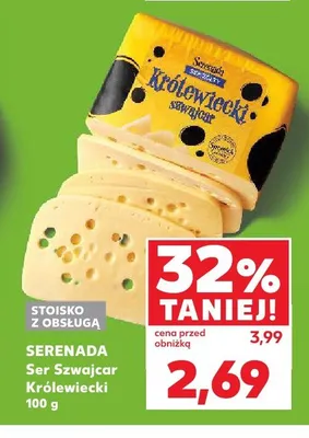 Ser Szwajcar Królewiecki Serenada promocja w Kaufland
