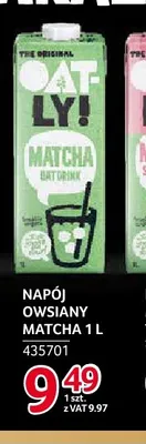 Napój owsiany Matcha Oatly promocja w Selgros