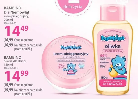 Krem pielęgnacyjny dla niemowląt promocja w Hebe