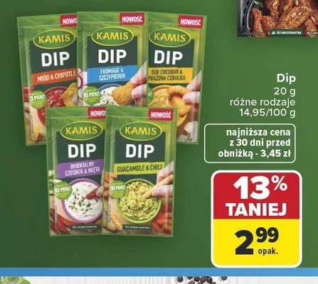 Dip Kamis Orientalny Czosnek & Mięta promocja w Carrefour