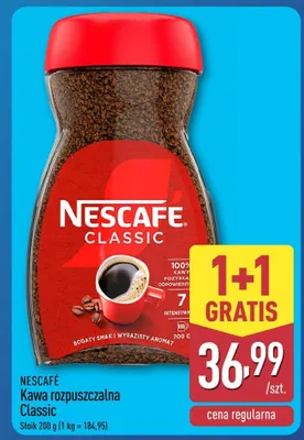 Kawa rozpuszczalna Classic promocja w Aldi
