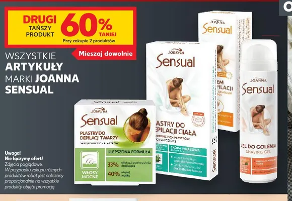 Krem do depilacji Joanna Sensual promocja w Kaufland