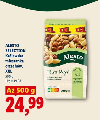 Królewska mieszanka orzechów Alesto Selection XXL promocja w Lidl