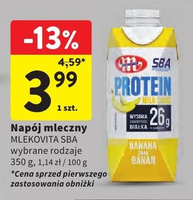 Napój mleczny wybrane rodzaje promocja w Intermarche