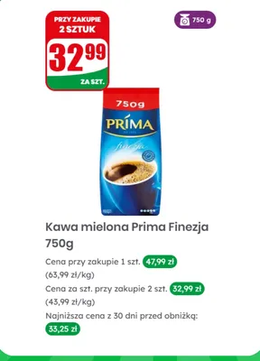 Kawa mielona Finezja promocja w Dino
