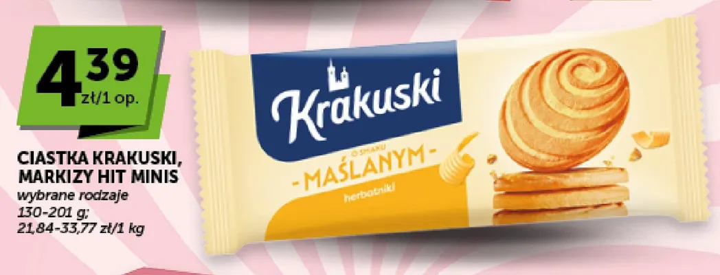 Ciastka Krakuski promocja w Groszek