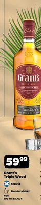 Whisky Grant's Triple Wood promocja w Netto