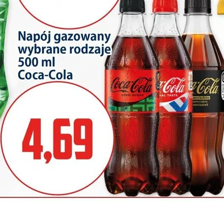 Napój gazowany Coca-Cola Zero Cukru promocja w Kupiec
