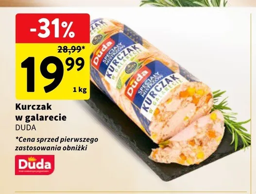 Kurczak w galarecie Duda promocja w Intermarche