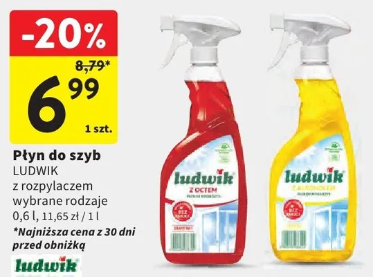 Płyn do szyb z rozpylaczem wybrane rodzaje promocja w Intermarche