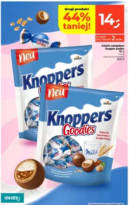 Cukierki czekoladowe Knoppers Goodies promocja w Dealz
