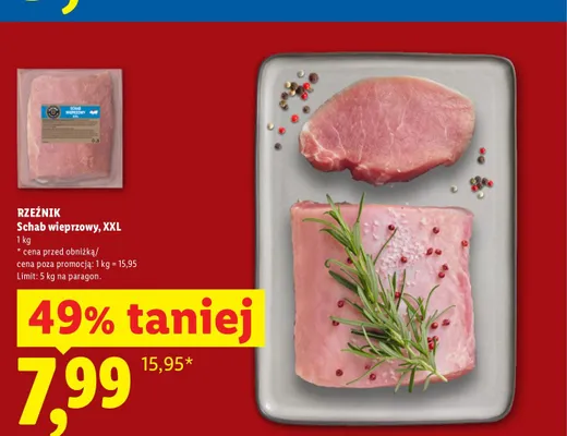 Schab wieprzowy XXL Rzeźnik promocja w Lidl