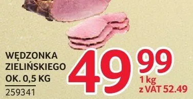 Wędzonka Zielińskiego 0,5 kg promocja w Selgros