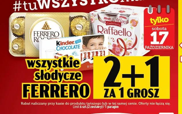 Praliny Raffaello promocja w TOPAZ