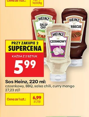 Sos BBQ Heinz promocja w Biedronka