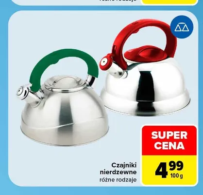 Czajniki nierdzewne promocja w Carrefour