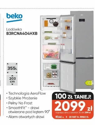 Lodówka beko B3RCNA404HXB promocja w Max Elektro