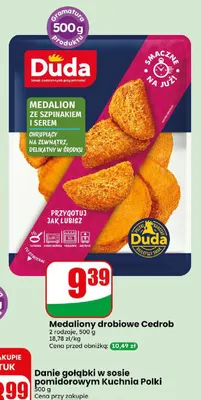 Medaliony drobiowe Cedrob promocja w Dino