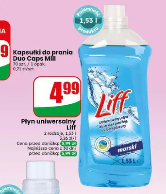 Płyn uniwersalny Liff promocja w Dino