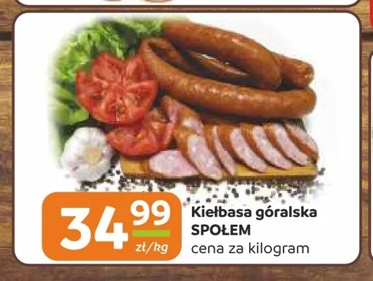 Kiełbasa góralska Społem promocja w Społem Częstochowa