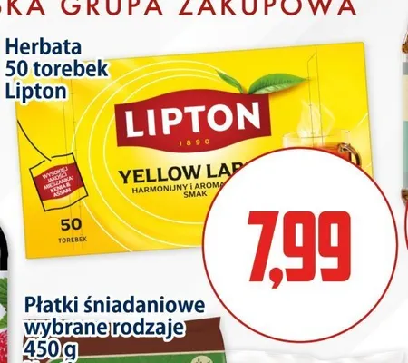 Herbata Lipton Yellow Label promocja w Kupiec