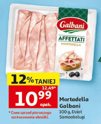 Mortadella Galbani Dział Samoobsługi promocja w Auchan