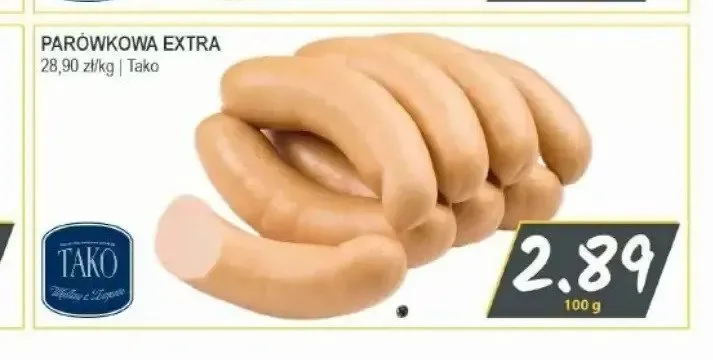 Parówkowa extra Tako promocja w Słoneczko