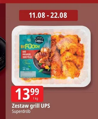 Zestaw grill UPS Superdrób promocja w Leclerc