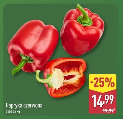 Papryka czerwona promocja w Aldi