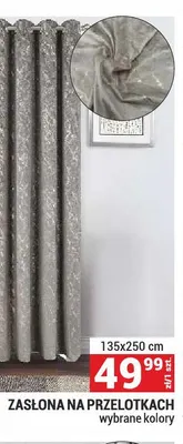 Zasłona na przelotkach 135x250 cm promocja w Merkury Market