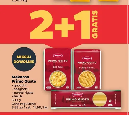 Makaron Primo Gusto spaghetti promocja w Netto