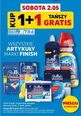 Artykuły marki Finish promocja w Kaufland