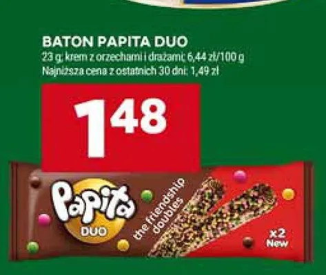 Baton Papita Duo promocja w Stokrotka